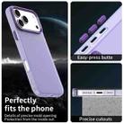 For iPhone 17 Pro Candy PC Hybrid TPU Shockproof Phone Case(Purple) - 2