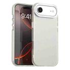 For iPhone 17 Air Candy PC Hybrid TPU Shockproof Phone Case(White) - 1