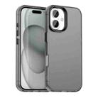 For iPhone 17 Candy PC Hybrid TPU Shockproof Phone Case(Black) - 1