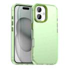 For iPhone 17 Candy PC Hybrid TPU Shockproof Phone Case(Green) - 1