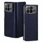 For Xiaomi Mix Fold 4 DUX DUCIS Bril Series PU + TPU Phone Case(Blue) - 2