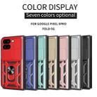 For Google Pixel 9 Pro Fold Sliding Camera Cover Design TPU+PC Phone Case(Blue) - 2