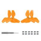 For DJI Neo Sunnylife 2016S Drone Color 3-Blade Propeller, Quantity:2 pairs(Orange) - 1