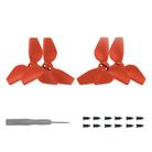 For DJI Neo Sunnylife 2016S Drone Color 3-Blade Propeller, Quantity:2 pairs(Red) - 1