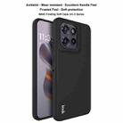For Motorola Moto S50 5G IMAK UC-3 Series Shockproof Frosted TPU Phone Case(Black) - 3