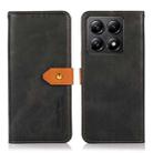 For Xiaomi 14T Pro KHAZNEH Cowhide Texture Flip Leather Phone Case(Black) - 1