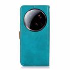 For Xiaomi 15 Ultra KHAZNEH Cowhide Texture Flip Leather Phone Case(Blue) - 3