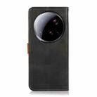 For Xiaomi 15 Ultra KHAZNEH Cowhide Texture Flip Leather Phone Case(Black) - 3