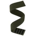 For Garmin Fenix 8 AMOLED 51mm Knitted Nylon Hook And Loop Fastener Watch Band(Army Green) - 1