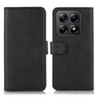 For Xiaomi 14T Pro Cow Texture Leather Phone Case(Black) - 1