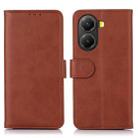 For Xiaomi Poco X7 Pro Cow Texture Leather Phone Case(Brown) - 1