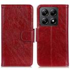 For Xiaomi 14T Nappa Texture Horizontal Flip Leather Phone Case(Red) - 1