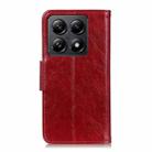 For Xiaomi 14T Nappa Texture Horizontal Flip Leather Phone Case(Red) - 3