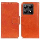 For Xiaomi 14T Nappa Texture Horizontal Flip Leather Phone Case(Orange) - 1