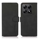 For Xiaomi 14T Pro KHAZNEH Matte Texture Leather Phone Case(Black) - 1