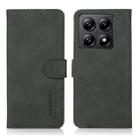 For Xiaomi 14T Pro KHAZNEH Matte Texture Leather Phone Case(Green) - 1