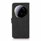 For Xiaomi 15 Ultra KHAZNEH Matte Texture Leather Phone Case(Black) - 3