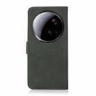For Xiaomi 15 Ultra KHAZNEH Matte Texture Leather Phone Case(Green) - 3