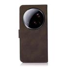 For Xiaomi 15 Ultra KHAZNEH Matte Texture Leather Phone Case(Brown) - 3