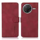 For Xiaomi Poco F7 Pro / F7 Ultra Global KHAZNEH Matte Texture Leather Phone Case(Red) - 1