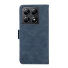 For Xiaomi 14T Pro ABEEL Frosted Magnetic RFID Leather Phone Case(Blue) - 3