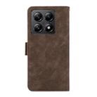 For Xiaomi 14T Pro ABEEL Frosted Magnetic RFID Leather Phone Case(Brown) - 3