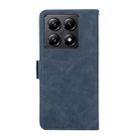 For Xiaomi 14T ABEEL Frosted Magnetic RFID Leather Phone Case(Blue) - 3