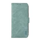 For Xiaomi Poco X7 Pro ABEEL Frosted Magnetic RFID Leather Phone Case(Cyan) - 2