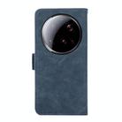 For Xiaomi 15 Ultra ABEEL Frosted Magnetic RFID Leather Phone Case(Blue) - 3