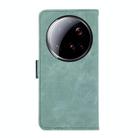For Xiaomi 15 Ultra ABEEL Frosted Magnetic RFID Leather Phone Case(Cyan) - 3