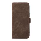 For Xiaomi 15 Ultra ABEEL Frosted Magnetic RFID Leather Phone Case(Brown) - 2