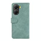 For Xiaomi Poco X7 Pro ABEEL Color Block Magnetic RFID Leather Phone Case(Cyan-Pink) - 3