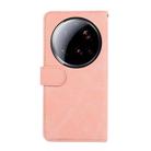 For Xiaomi 15 Ultra ABEEL Color Block Magnetic RFID Leather Phone Case(Pink-Cyan) - 3