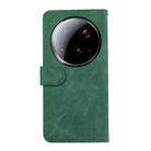 For Xiaomi 15 Ultra ABEEL Color Block Magnetic RFID Leather Phone Case(Green-Black) - 3