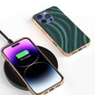 For iPhone 16 Pro Nano Electroplating Galactic Pattern Protective Phone Case(Green) - 2