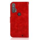 For Motorola Moto Edge Plus Copper Buckle Retro Crazy Horse Texture Horizontal Flip Leather Case with Holder & Card Slots & Wallet(Red) - 3