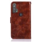 For Motorola Moto Edge Plus Copper Buckle Retro Crazy Horse Texture Horizontal Flip Leather Case with Holder & Card Slots & Wallet(Brown) - 3