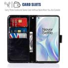 For OnePlus 8 Copper Buckle Retro Crazy Horse Texture Horizontal Flip Leather Case with Holder & Card Slots & Wallet(Black) - 6