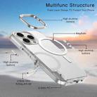 For iPhone 16 Pro Max Metal Buttons MagSafe Magnetic PC Hybrid TPU Phone Case(Transparent) - 2