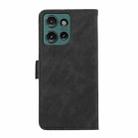 For Motorola Edge 50 Neo ABEEL Frosted Magnetic RFID Leather Phone Case(Black) - 3