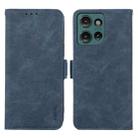 For Motorola Edge 50 Neo ABEEL Frosted Magnetic RFID Leather Phone Case(Blue) - 1