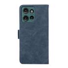 For Motorola Edge 50 Neo ABEEL Frosted Magnetic RFID Leather Phone Case(Blue) - 3