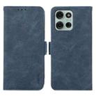 For Motorola Moto G75 5G ABEEL Frosted Magnetic RFID Leather Phone Case(Blue) - 1