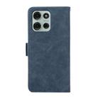 For Motorola Moto G75 5G ABEEL Frosted Magnetic RFID Leather Phone Case(Blue) - 3