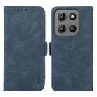 For Motorola Moto G15 4G / G05 ABEEL Frosted Magnetic RFID Leather Phone Case(Blue) - 1
