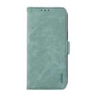 For Motorola Moto G15 4G / G05 ABEEL Frosted Magnetic RFID Leather Phone Case(Cyan) - 2