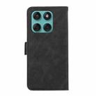 For Motorola Edge 60 Fusion ABEEL Frosted Magnetic RFID Leather Phone Case(Black) - 3