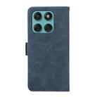 For Motorola Edge 60 Fusion ABEEL Frosted Magnetic RFID Leather Phone Case(Blue) - 3