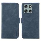 For Motorola Moto G56 5G ABEEL Frosted Magnetic RFID Leather Phone Case(Blue) - 1