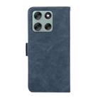 For Motorola Moto G56 5G ABEEL Frosted Magnetic RFID Leather Phone Case(Blue) - 3